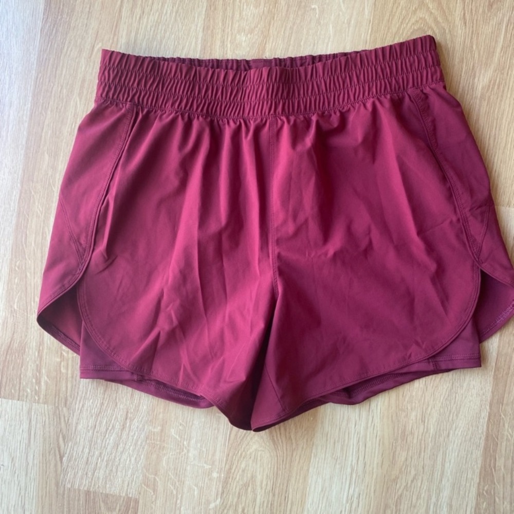 Avia Athletic Running Shorts with Bike Short Liner Women's Size Large